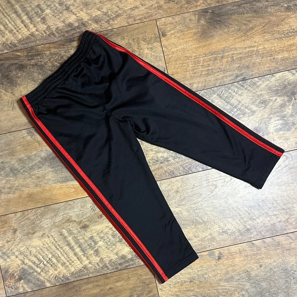 Adidas Toddler 3 Stripe Warm Up Joggers, Size 4T, EUC